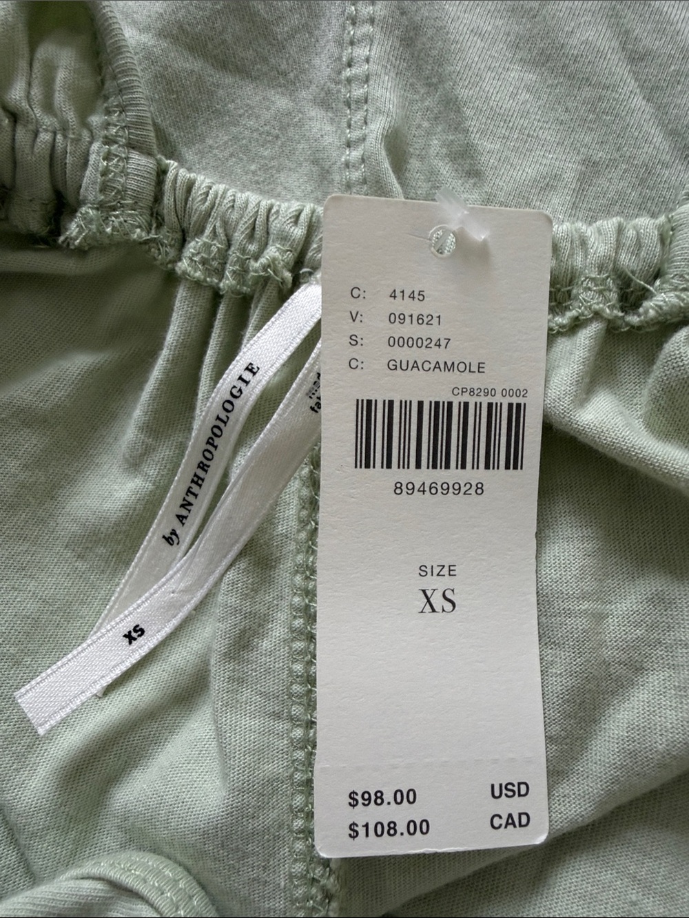 Anthropologie The Bond Jumpsuit Sage Scoop-Neck Wide-Leg Jumpsuit - Picture 4 of 8